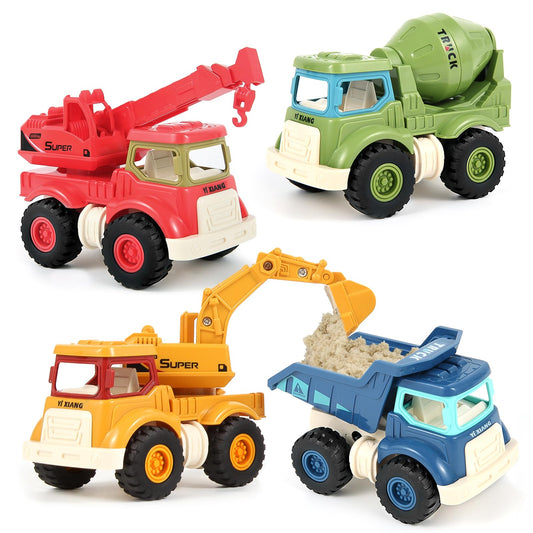 Olbyefly excavator toy with movable arm for imaginative digging play.