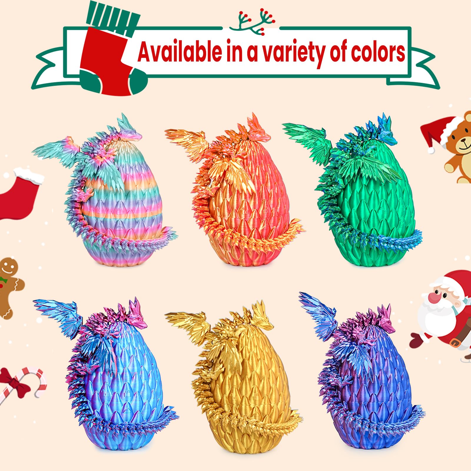 Olee Odee dragon egg gold, 7.1 inch egg with dragon companion.