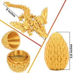 Olee Odee flying dragon gold, 15 inch, dramatic display piece.