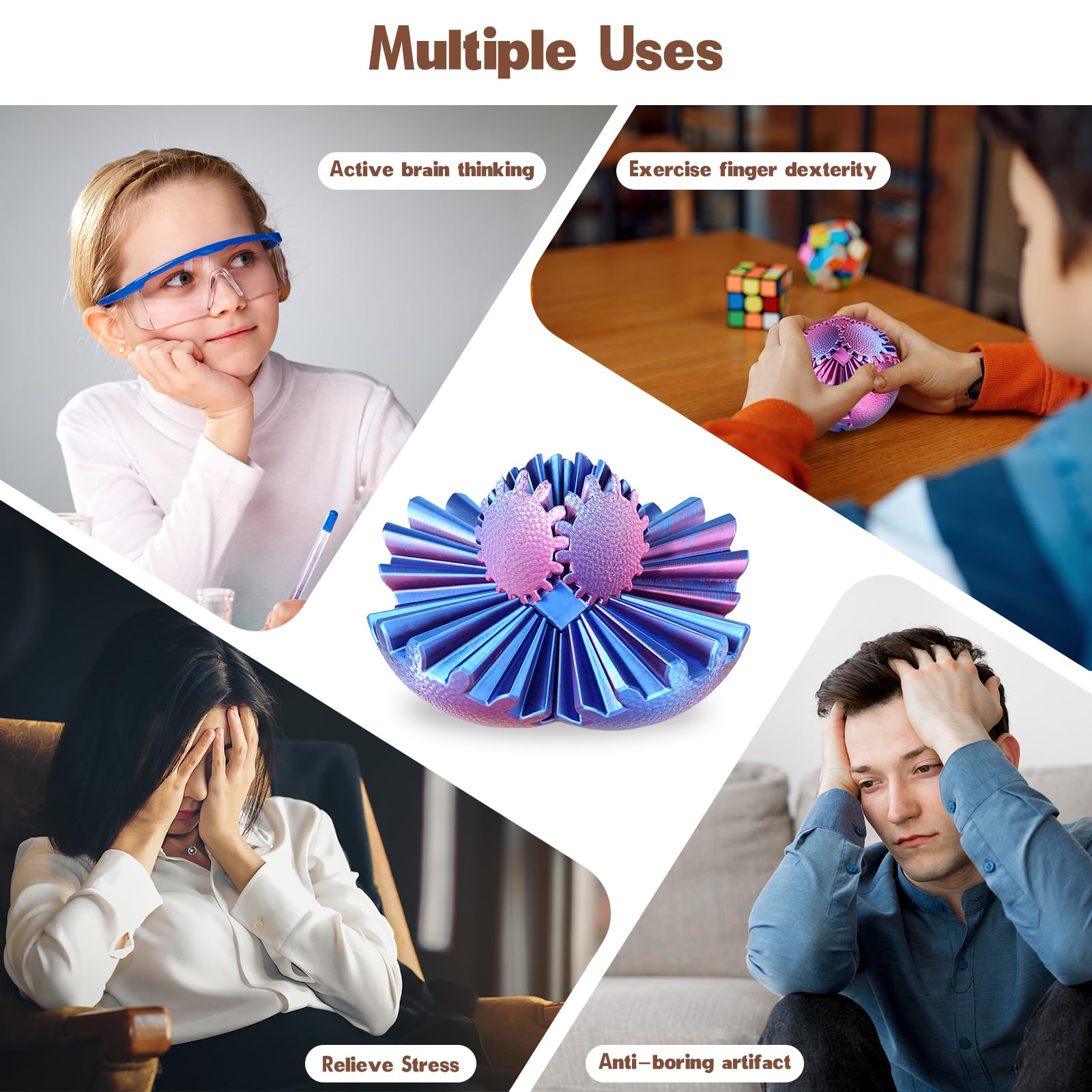 Compact, pocket-size Olee Odee Gear Sphere for on-the-go relief.