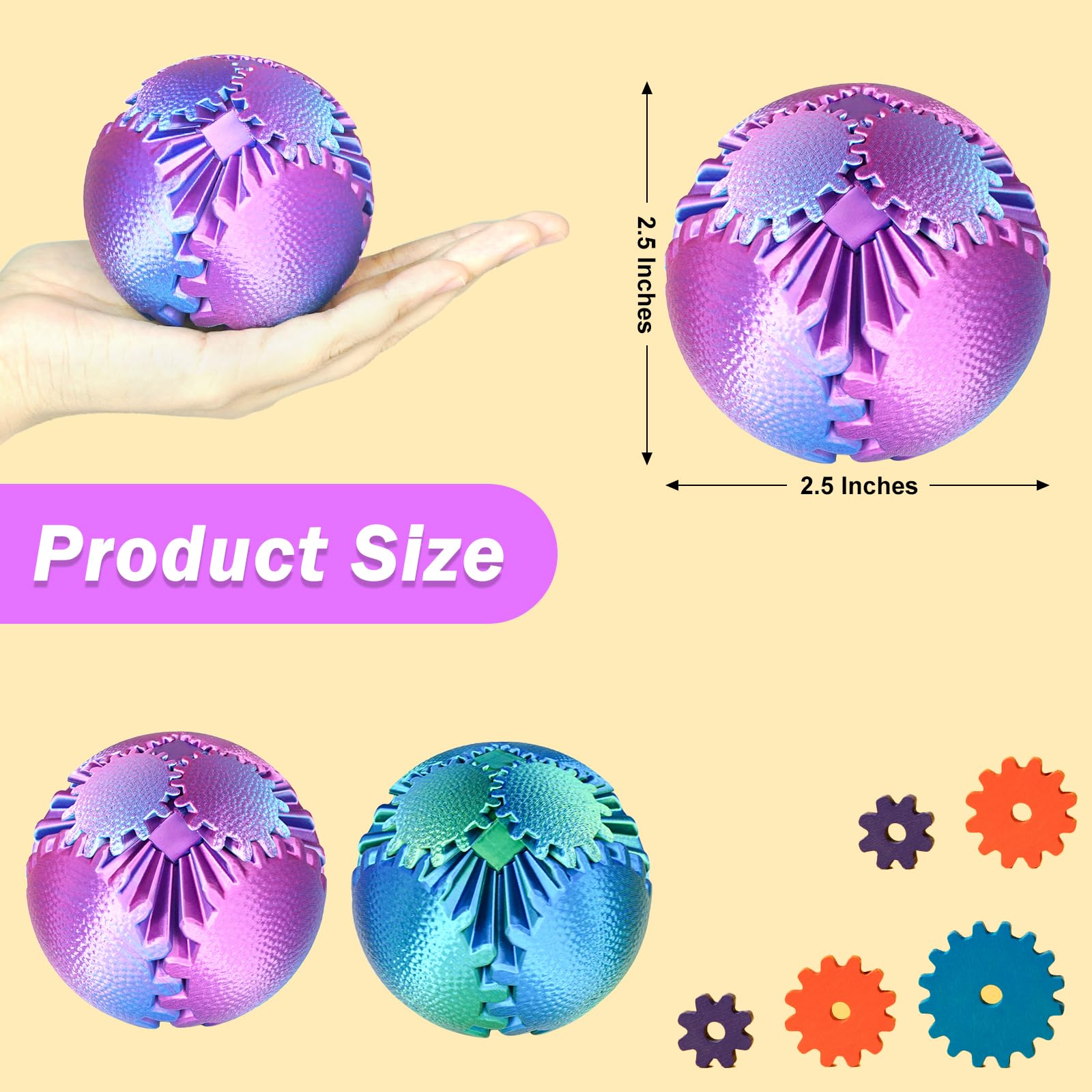 Olee Odee Gear Sphere portable design fits pockets for on-the-go calm
