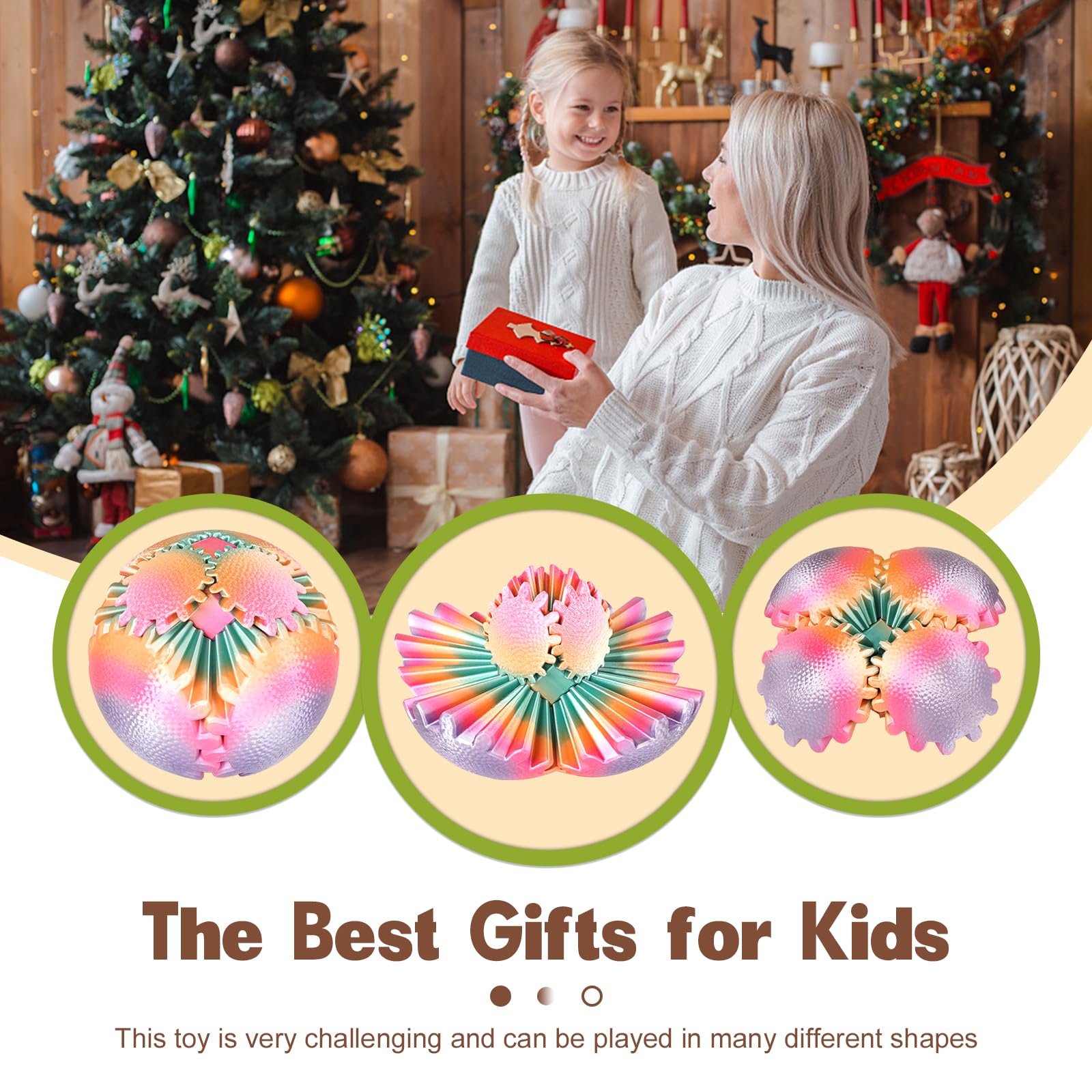 Olee Odee Gear Sphere sensory play for mindful focus anywhere.