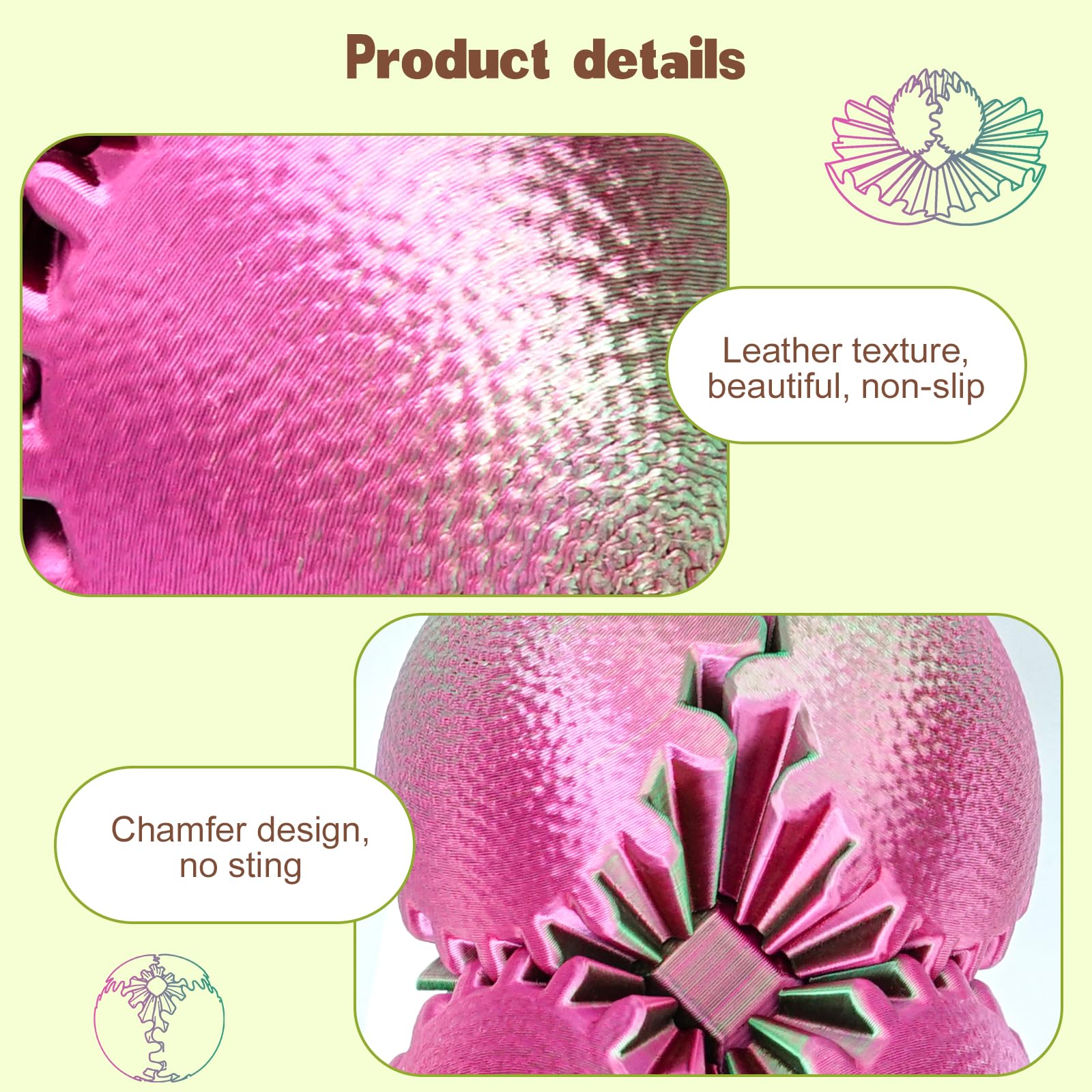 Olee Odee Gear Sphere gear-sphere showcases interlocking gears for kids' sensory play.