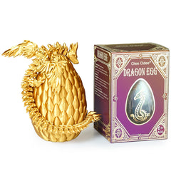 Olee Odee imaginative play dragon gold, tactile, creative toy for kids.