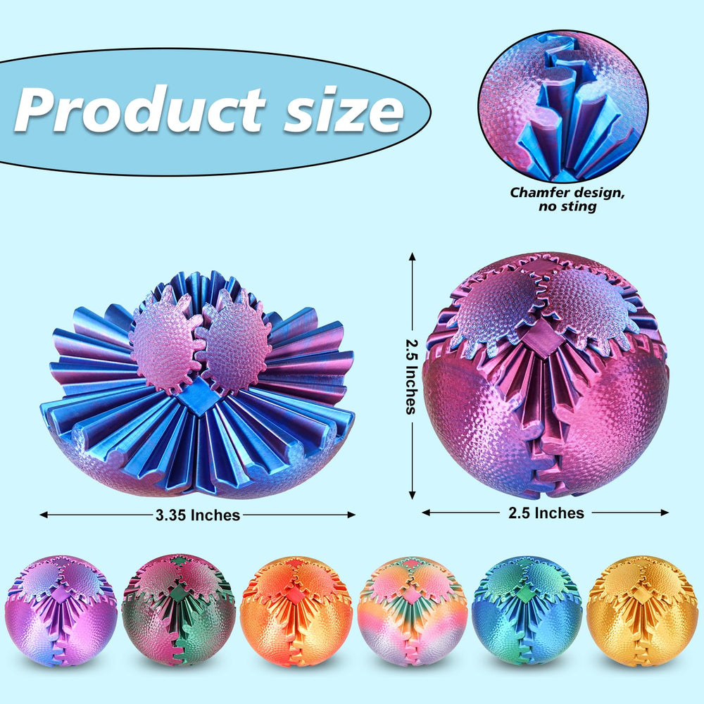 Olee Odee Gear Sphere made from eco-friendly PLA, lightweight and durable.