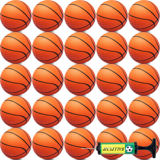 Oleitodh 40Pcs mini basketball set with over-door hoop for family games