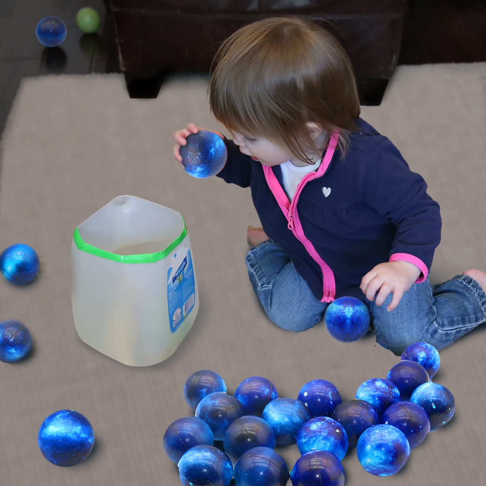 Oleitodh galaxy stars design offers vibrant color for play or learning.