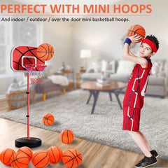 Oleitodh over-the-door hoop compatibility for fast, space-saving games.