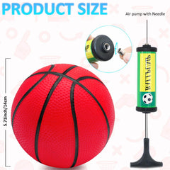 Oleitodh 5-inch mini basketball texture for better grip on shots
