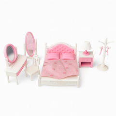 OLEOCA dollhouse nightstand beside the bed for handy accessories