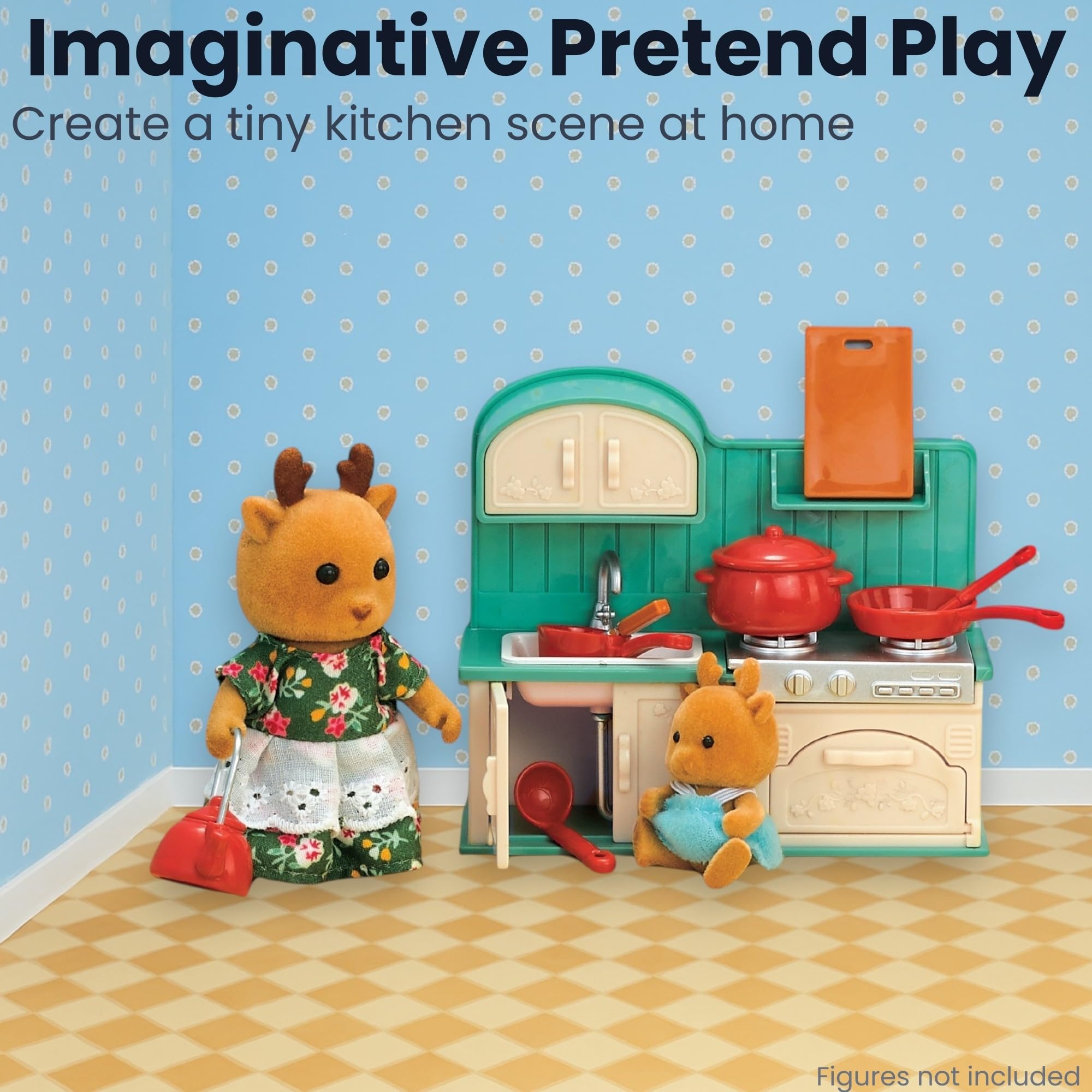OLEOCA base cabinets provide organized space for play tools