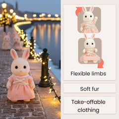 OLEOCA mini-dollhouse figure stands about 3 inches tall for small-scale scenes.
