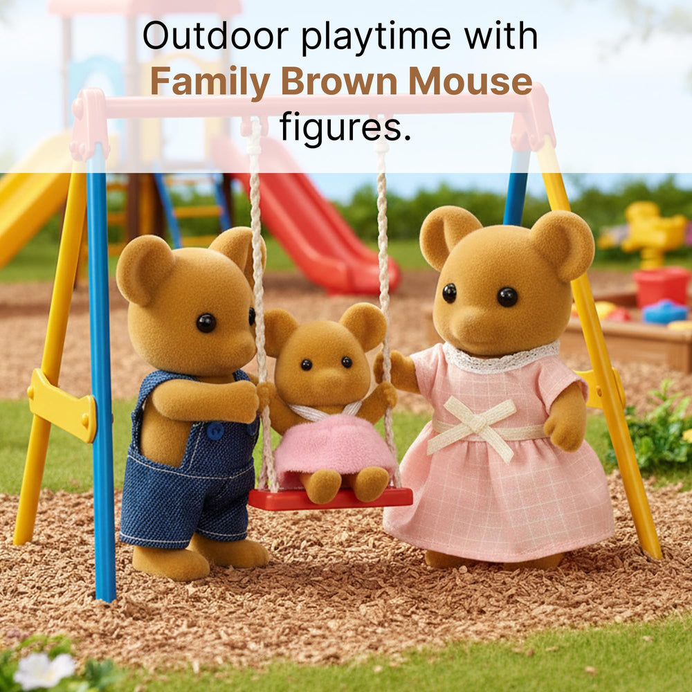 OLEOCA Oakridge Bella mouse figure with removable outfit for quick dress-up.