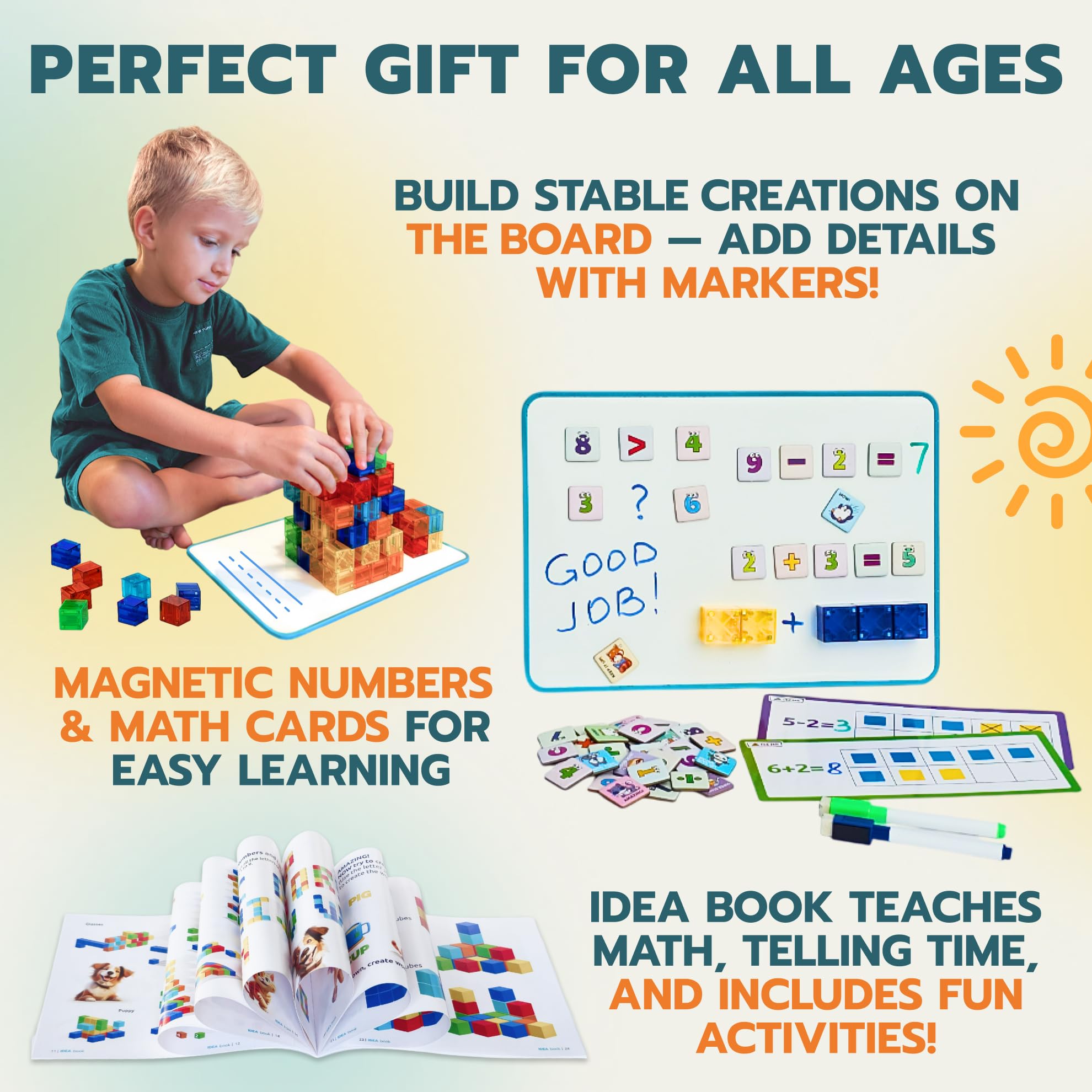 OLEZAR math task cards guide kid-friendly learning activities