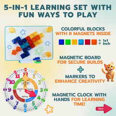 OLEZAR mathematical symbols magnets for quick problem solving during play