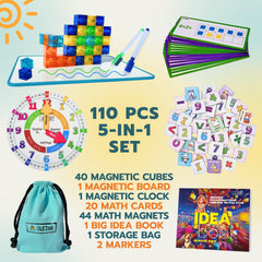OLEZAR number magnets support basic addition and subtraction practice