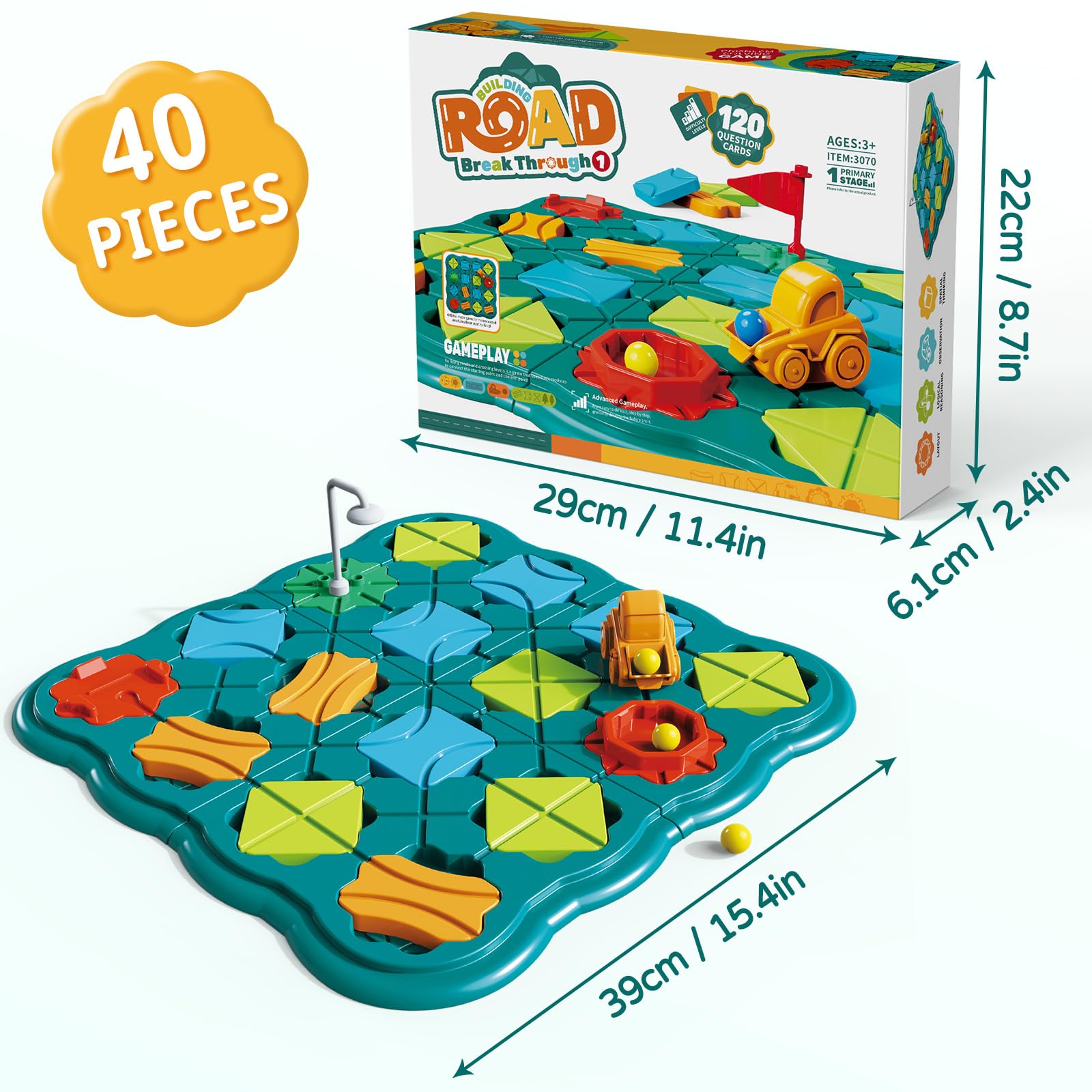 Olfrid STEM Board Game closeup pieces inviting quick start and clean setup.