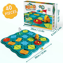 Olfrid STEM Board Game closeup pieces inviting quick start and clean setup.