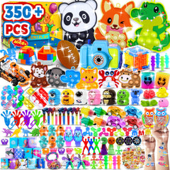 Olganicor 350pcs party favors bulk with a colorful fidget toy assortment for kids.