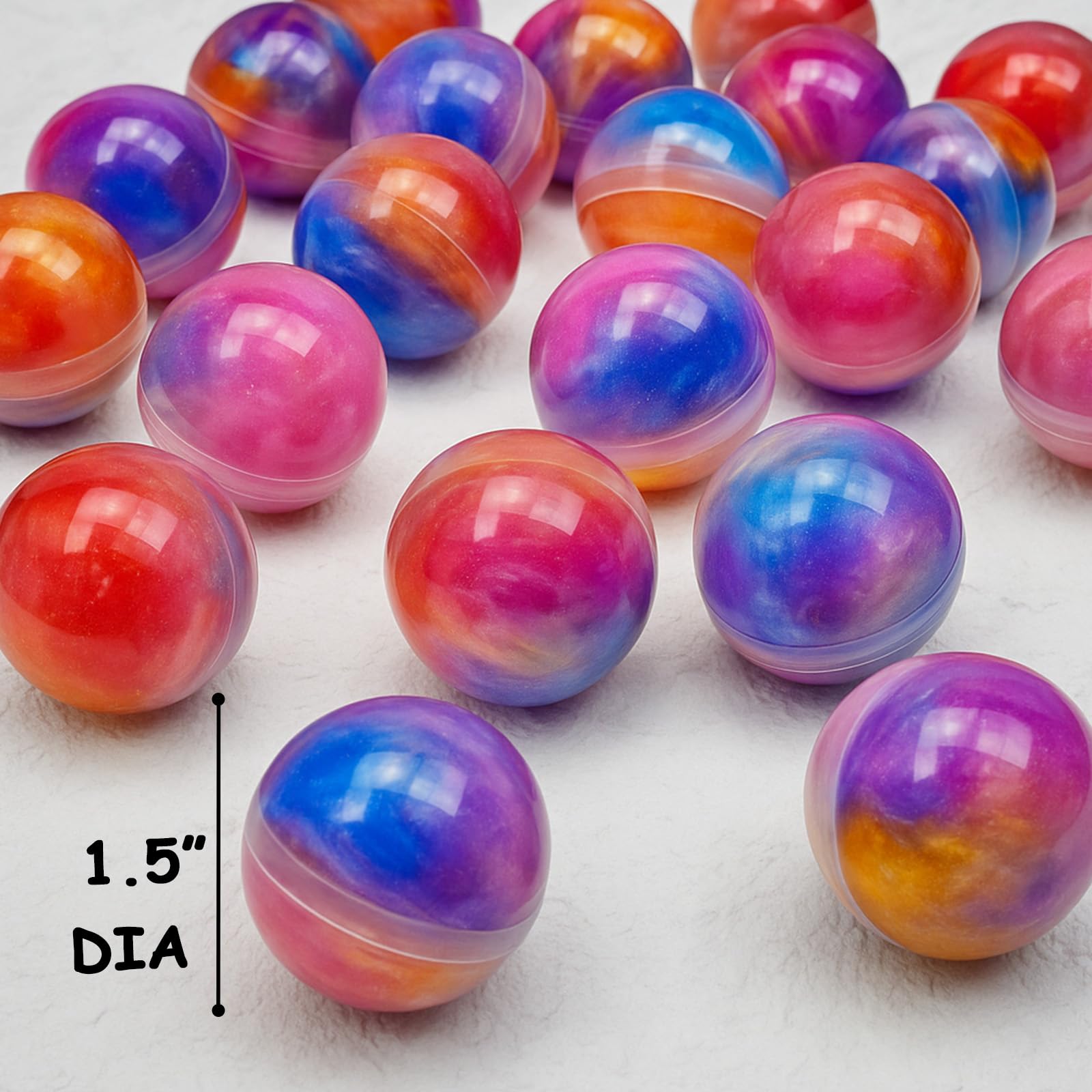 Olixmlya Galaxy Slime Ball on party display for Valentine events
