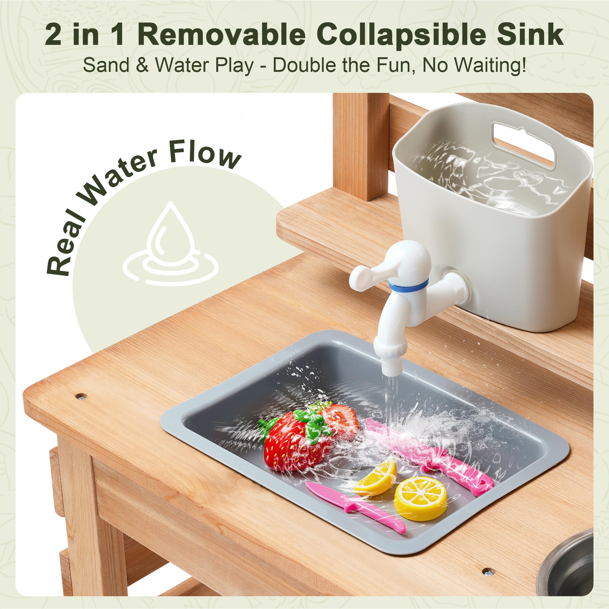 OLLIKIVI storage shelves keeping cups and utensils organized