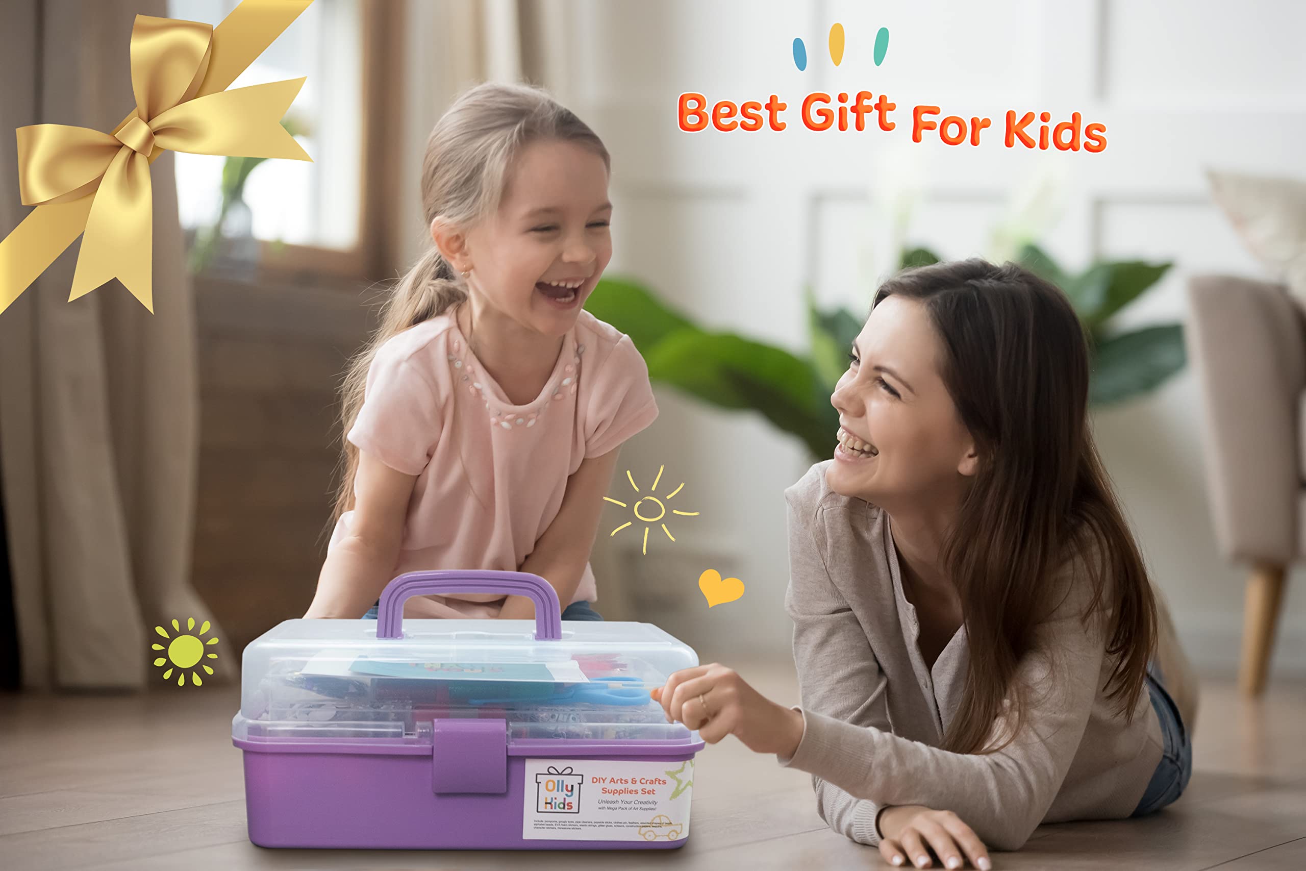 Olly Kids Carboodle kid-safe scissors and tools for crafting