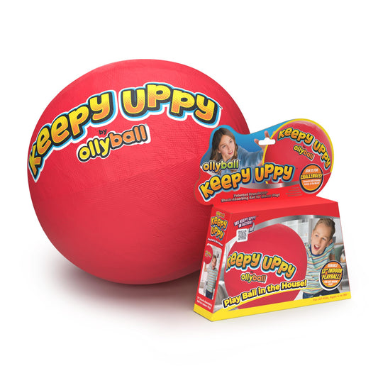 Ollyball Keepy Uppy close-up of KrunchCOR bladder for indoor play