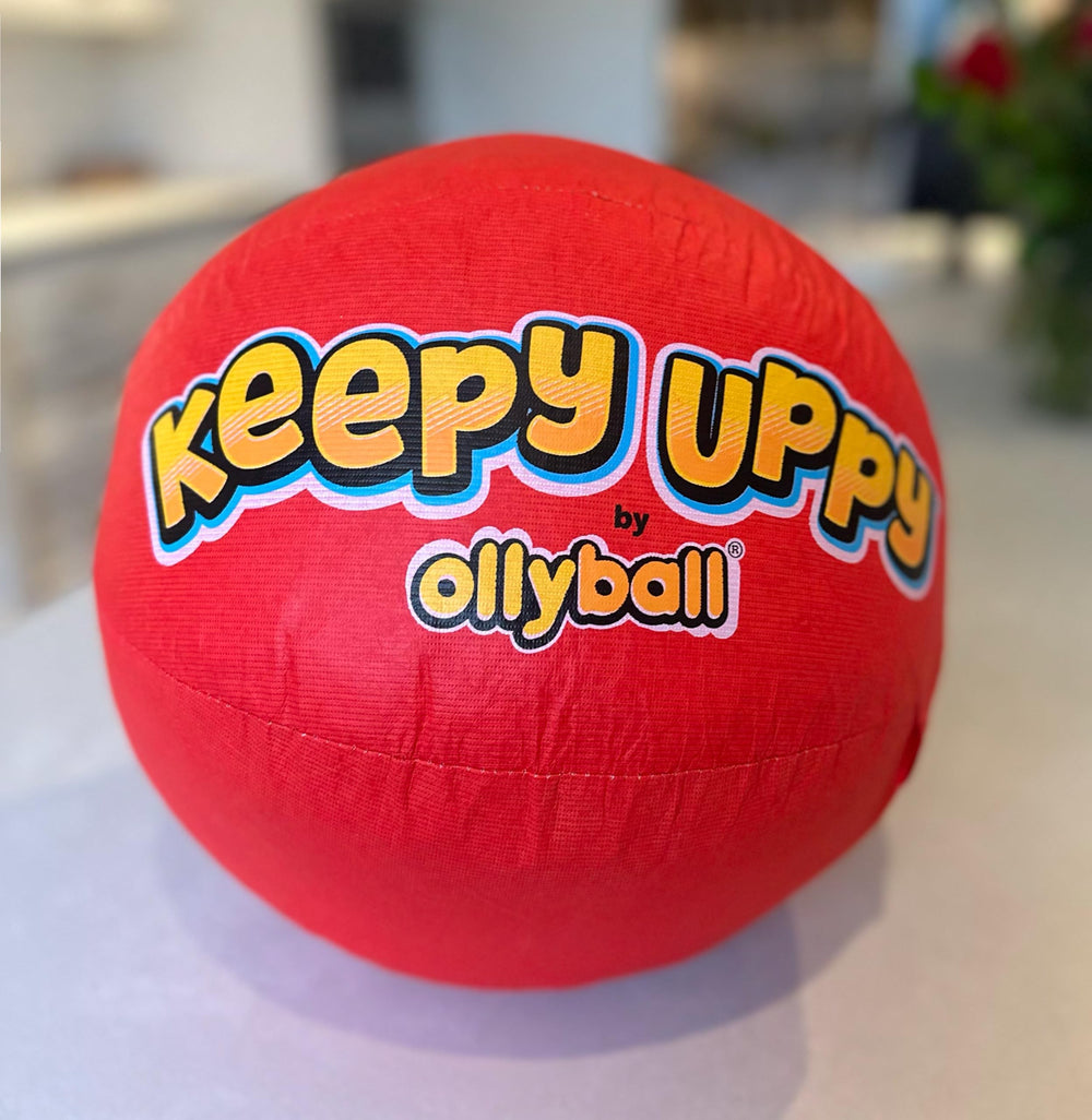 Ollyball Keepy Uppy with inflation straw ready for quick setup
