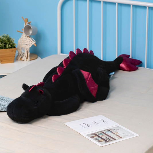 Ololele Little Weighted Dragon, 27.6-inch plush with soothing heft for relaxation