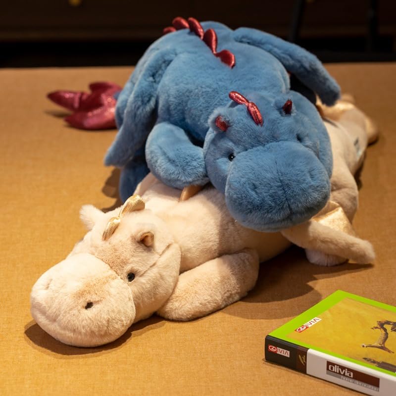 Color palette includes blue, green, pink, black, and white for Ololele dragon plush
