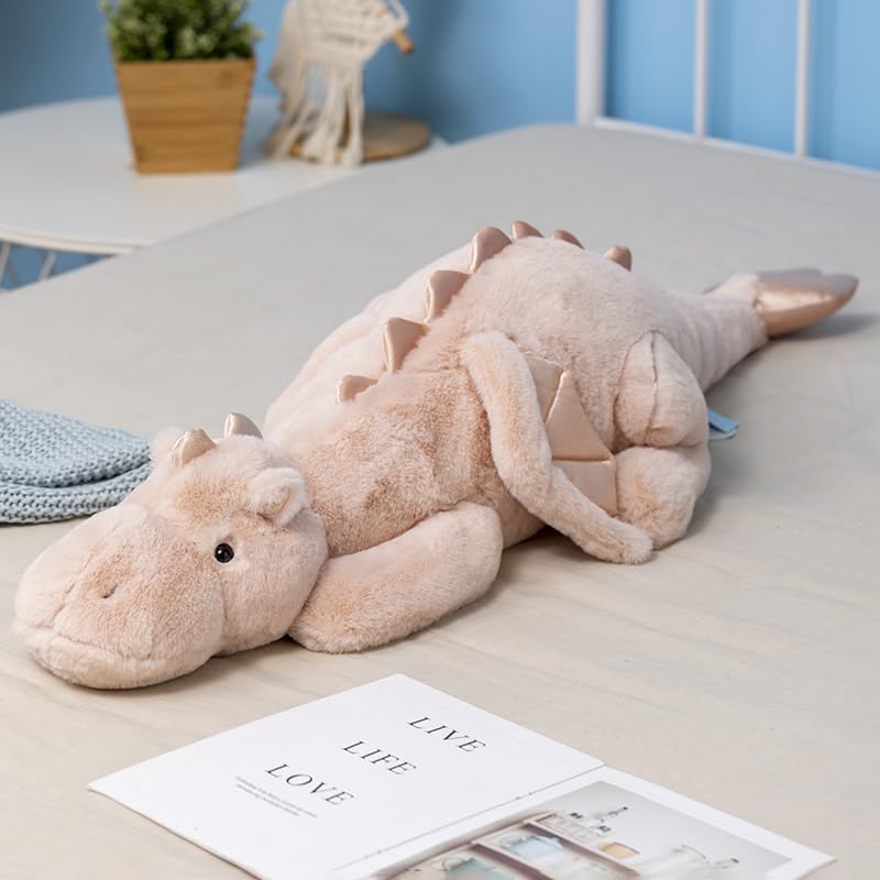 Ololele Little Weighted Dragon plush front view for cozy cuddles