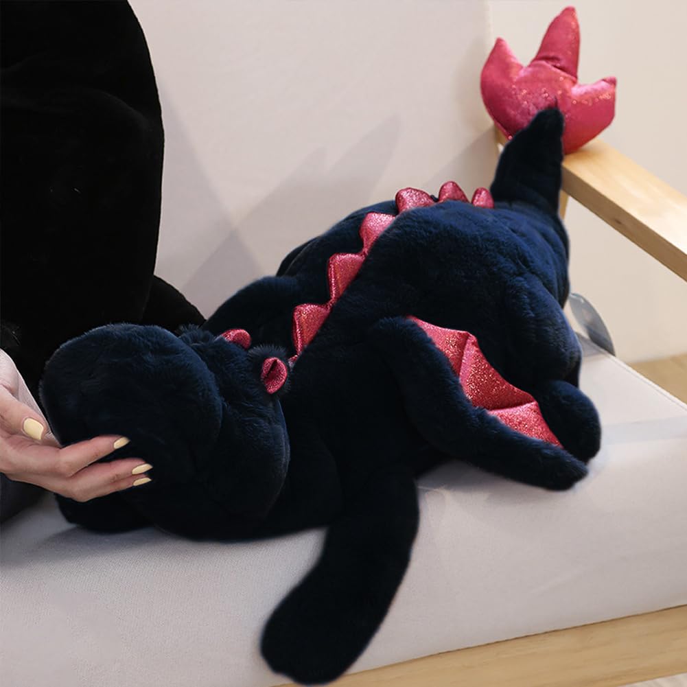 Ololele green weighted dragon plush adds tactile playfulness and cuddly balance