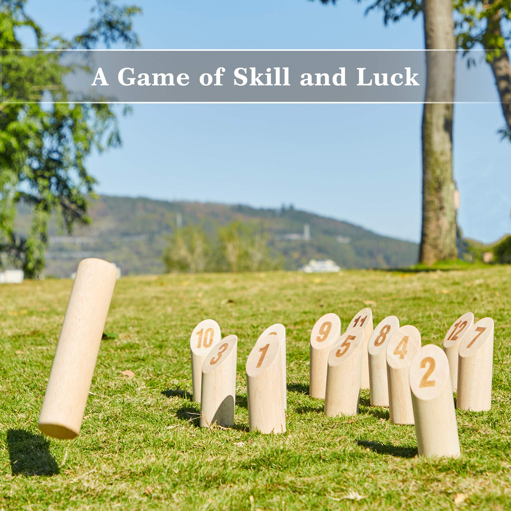 OLSA game set displayed on lawn for casual adults and friends outdoor play.