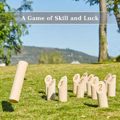 OLSA game set displayed on lawn for casual adults and friends outdoor play.