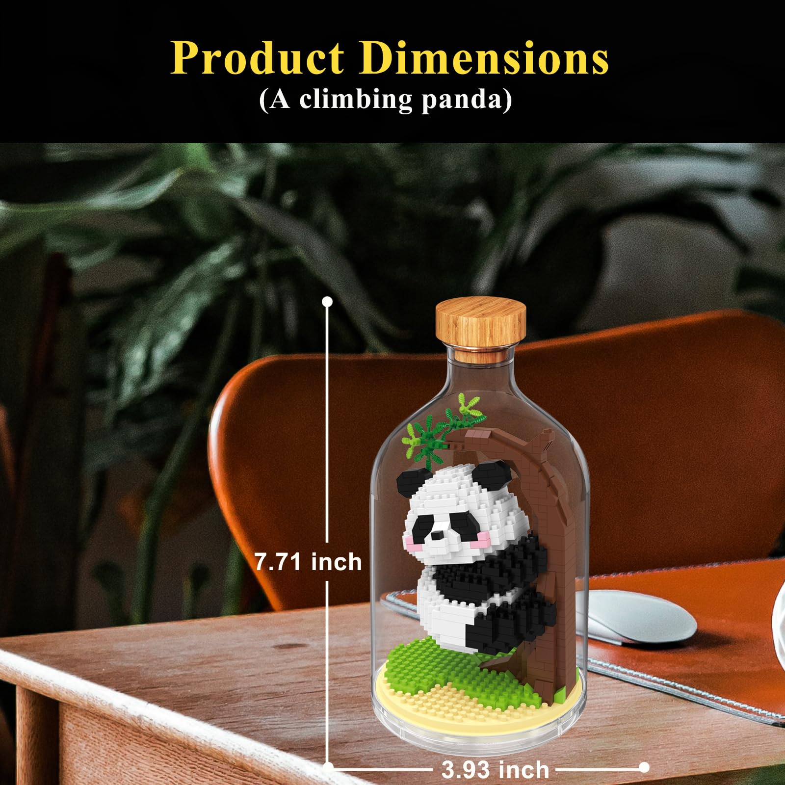 OLTLYUNH adult mini animal friend set, ideal for desk decor and mindful breaks