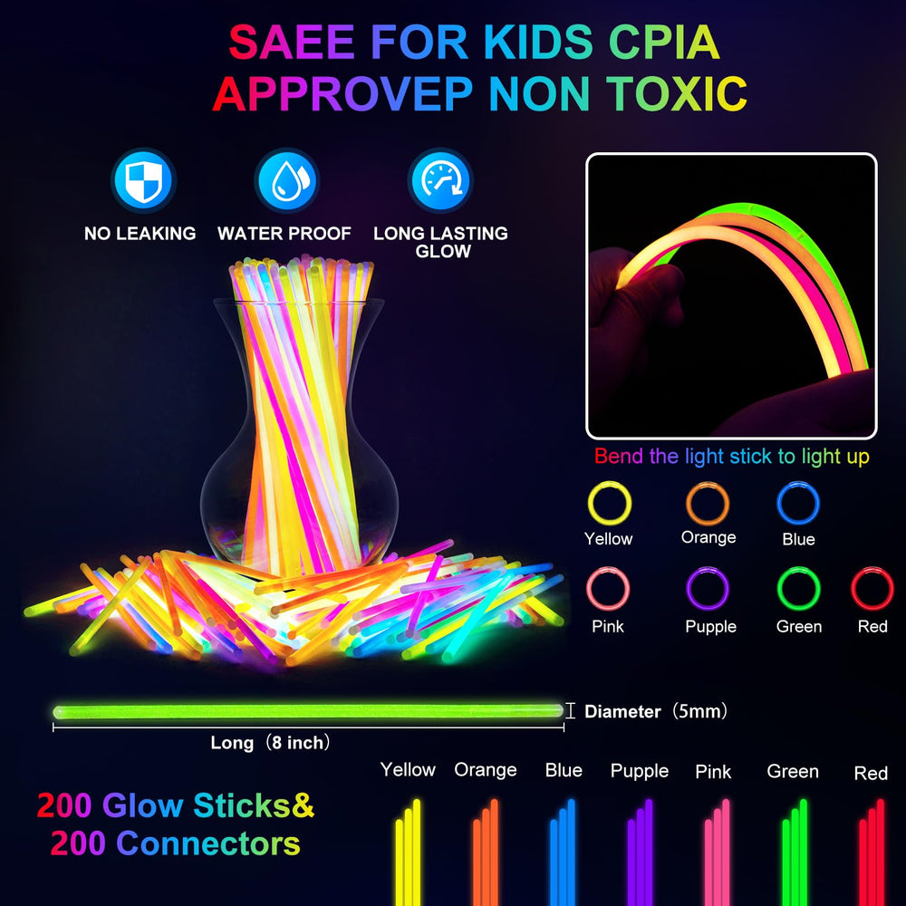 OLUPP finger lights 30pcs for hands on dance floor accents