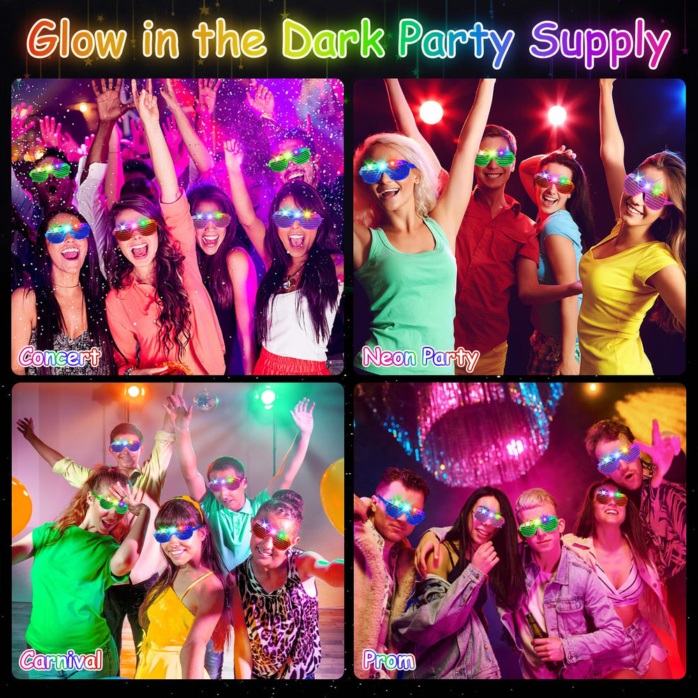 OLUPP 84-pack neon purple glasses add a bold, playful vibe to weddings and nightlife.