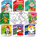 Omgouue 32pc Christmas coloring books front cover with festive designs for kids.