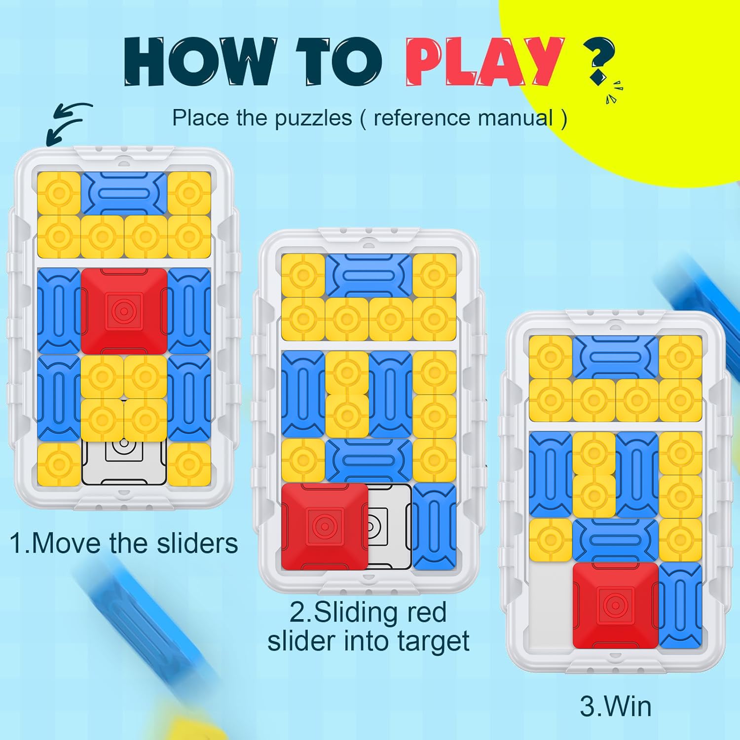 Omgpeike Super Slide puzzle pieces keep kids engaged with challenging layouts
