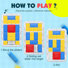 Omgpeike Super Slide puzzle pieces keep kids engaged with challenging layouts