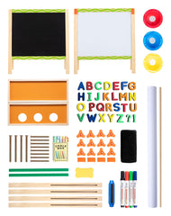 OMOTIYA Kids Easel ideal for homeschool and classroom activities.