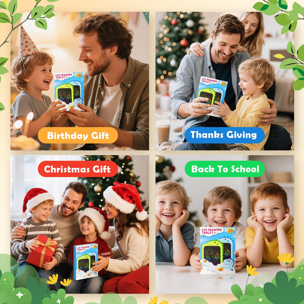 OMXDG 6.5 inch doodle pad brings screen-free creative play.