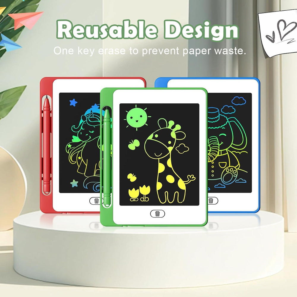 OMXDG 6.5-inch LCD doodle board for kids to write and draw
