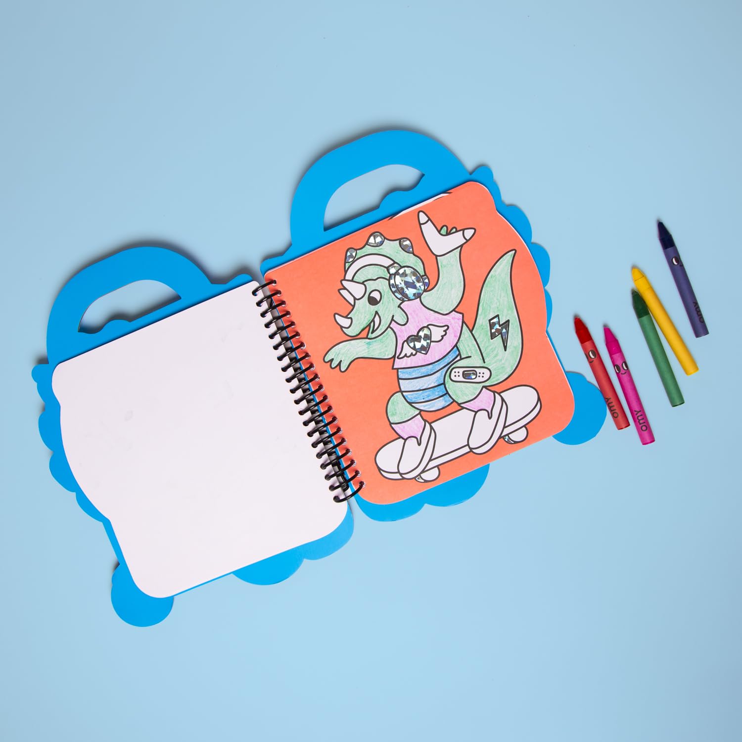 Omy wax crayons set provides bright colors for quick coloring