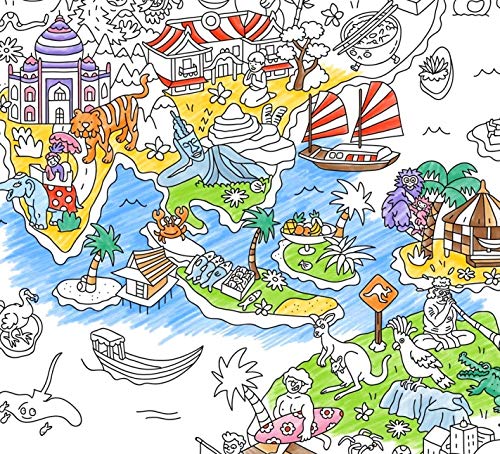 Omy Atlas oceans coloring sheet provides a calm, screen-free learning activity
