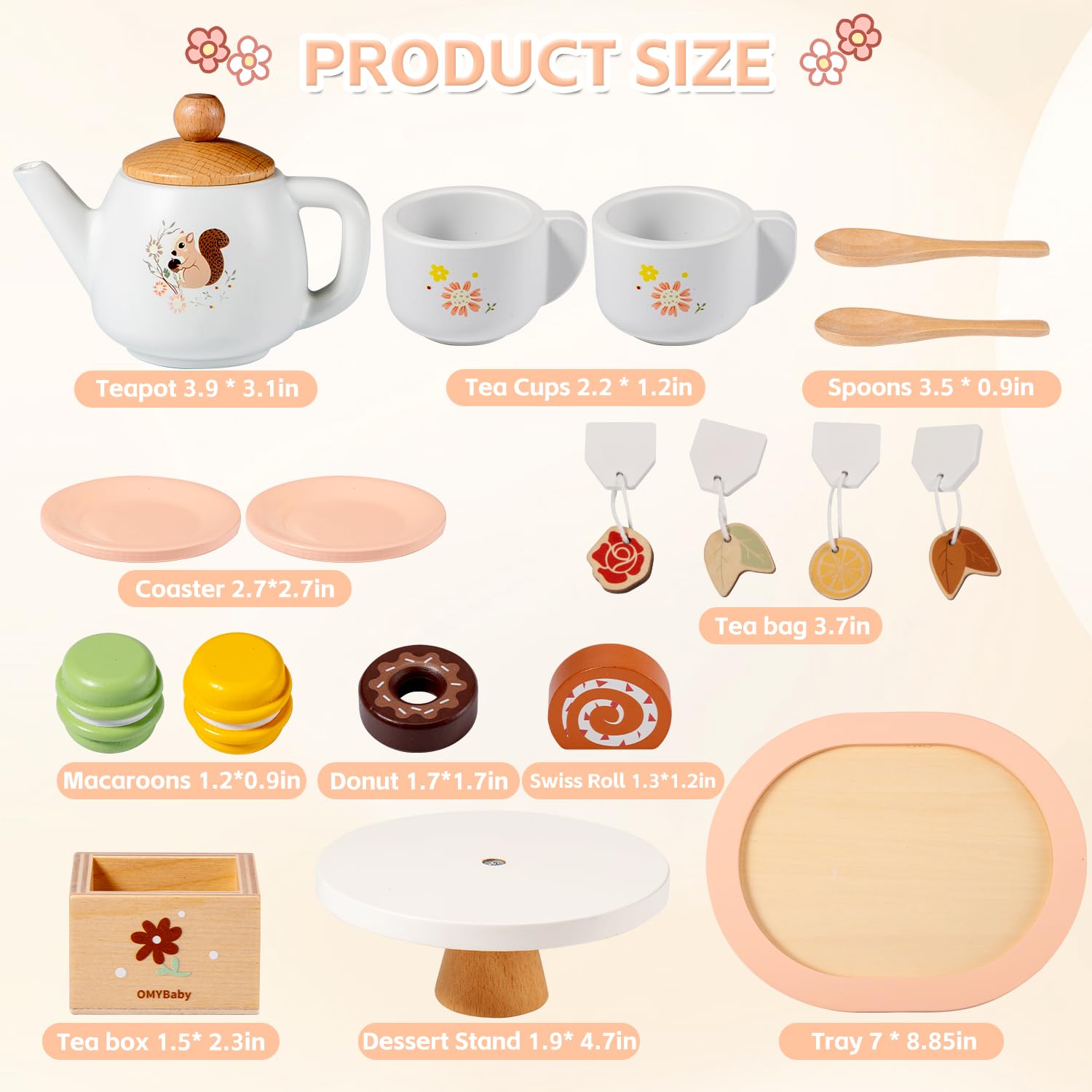 OMYbaby macaroons – colorful pretend sweets spark storytelling