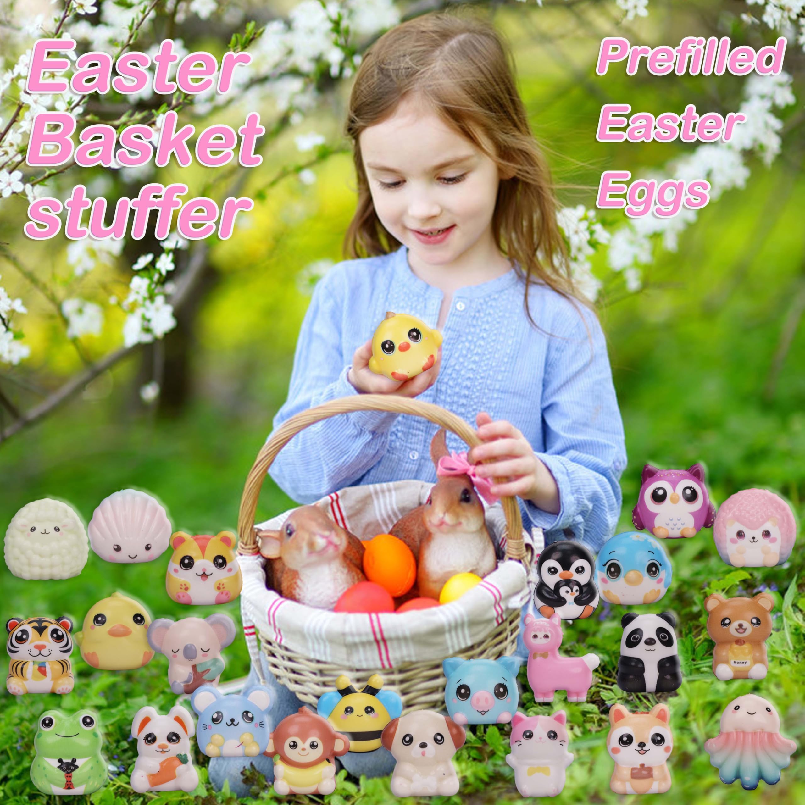 OMyFav easter egg fillers squishies for kids celebrations