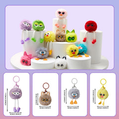 OMyFav soft plush keychains designs add adorable flair to backpacks