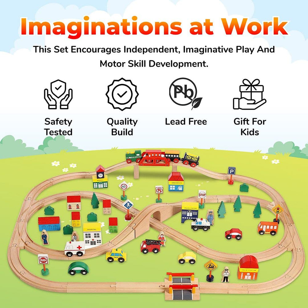 On Track USA magnetic trains engage kids in interactive storytelling on sturdy rails.