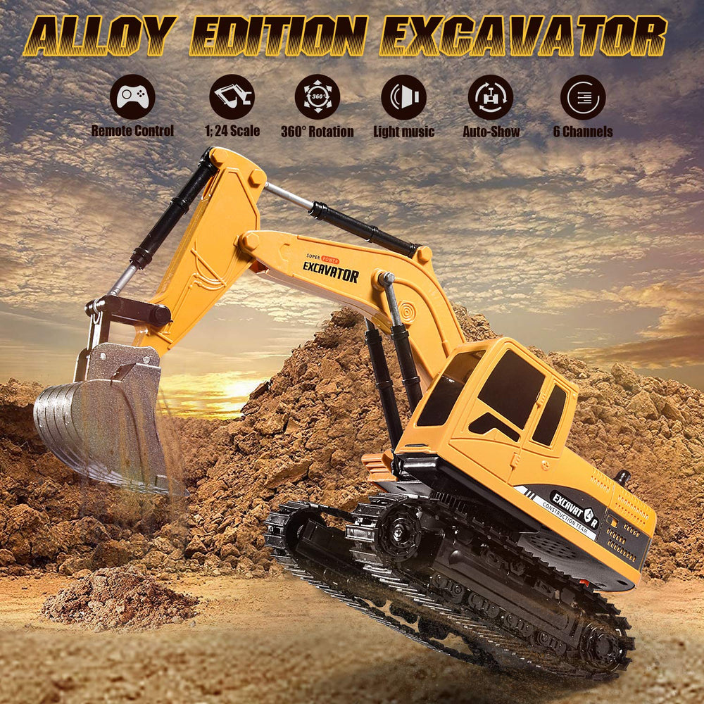 Onadrive excavator toy made with durable ABS material for long-lasting outdoor play.